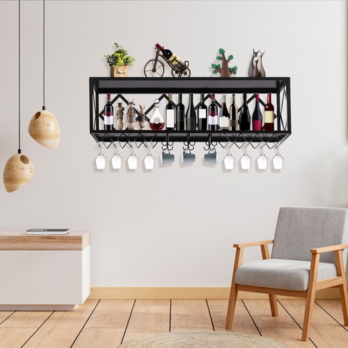 120cm metal wine rack tier - wine,