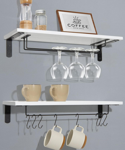 Coffee bar wall shelf - 20",