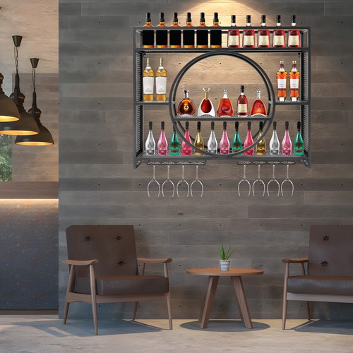 Wine rack bar - bar, wall